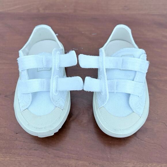 VEJA Small Ollie Canvas White Sneakers Toddler Size 6 - Picture 9 of 11